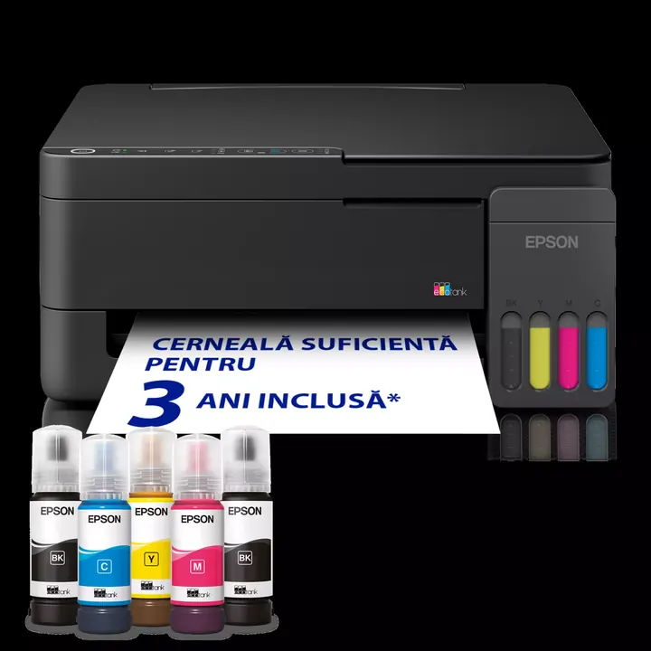 Multifuncțională Epson EcoTank L3350 cu rezervoare de cerneală